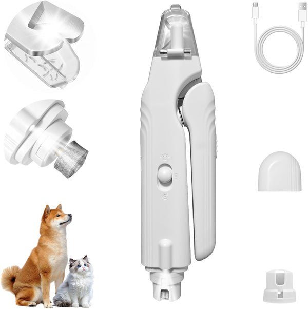 2-in-1 Pet Nail Clipper & Grinder