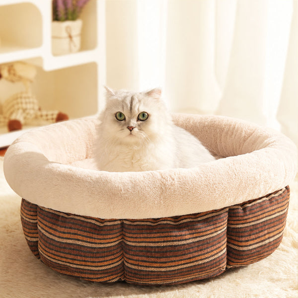 Cozy Round Pet Bed