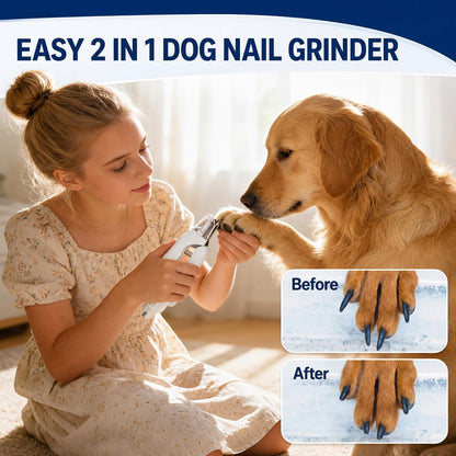 2-in-1 Pet Nail Clipper and Grinder