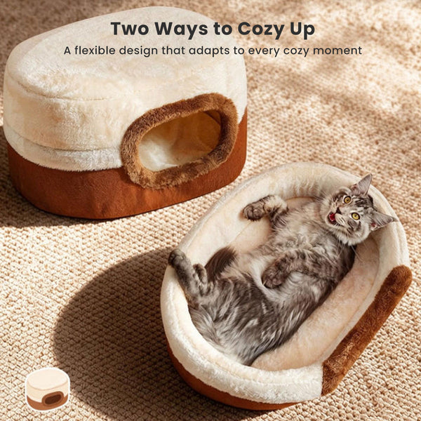 Caramel Cozy Pet Bed