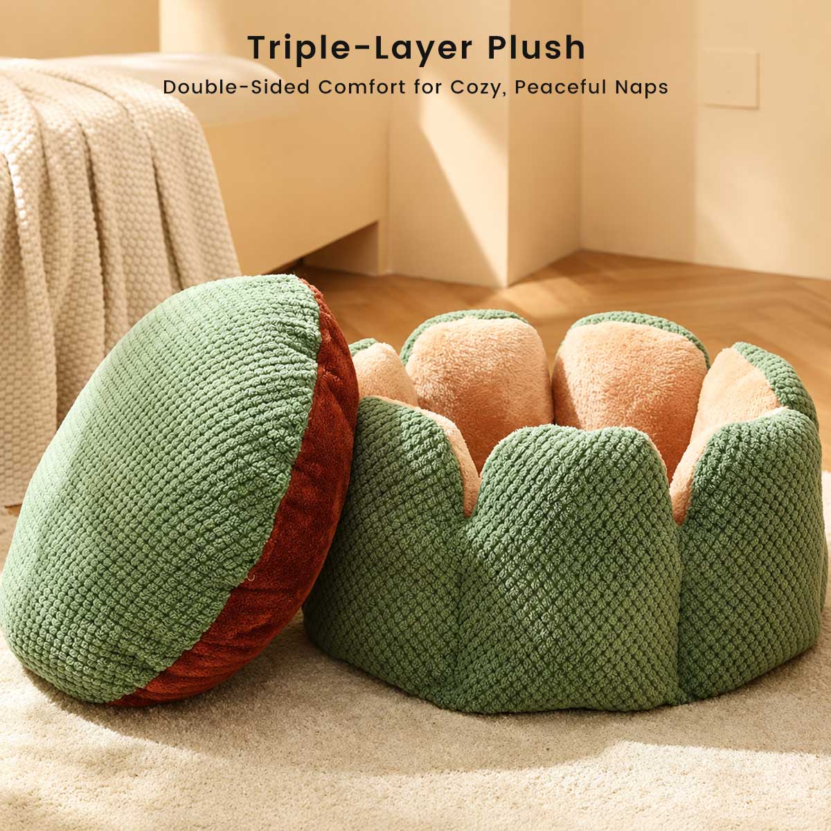 Cactus Petal Cozy Pet Bed