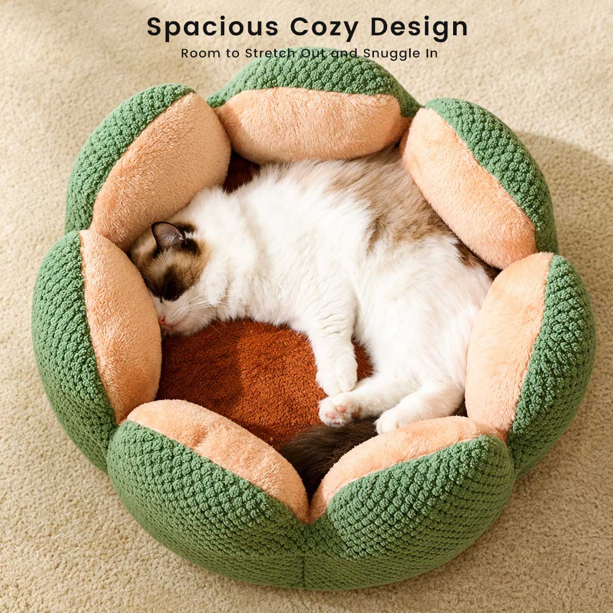 Cactus Petal Cozy Pet Bed