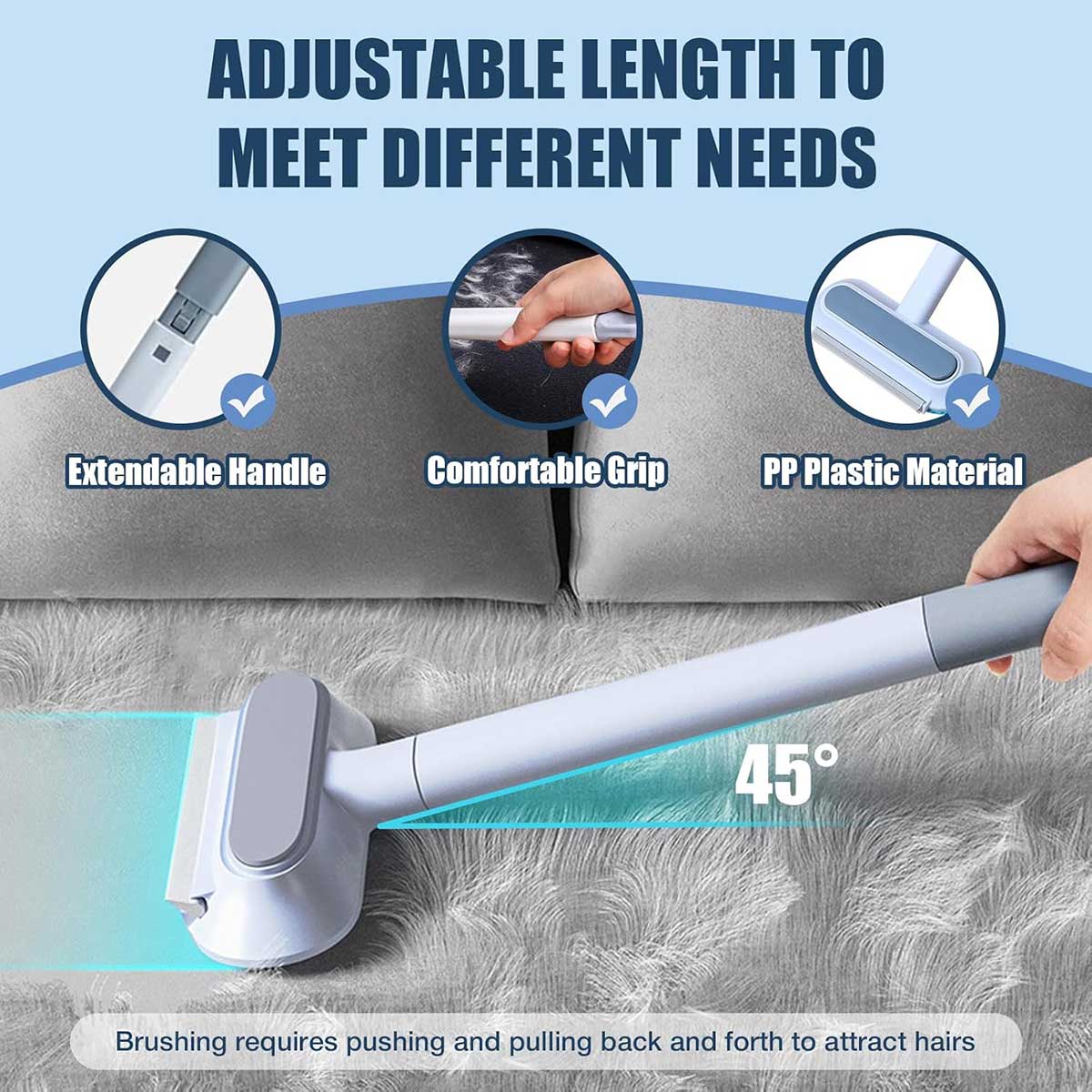 4-in-1 Pet Hair Remover Brush