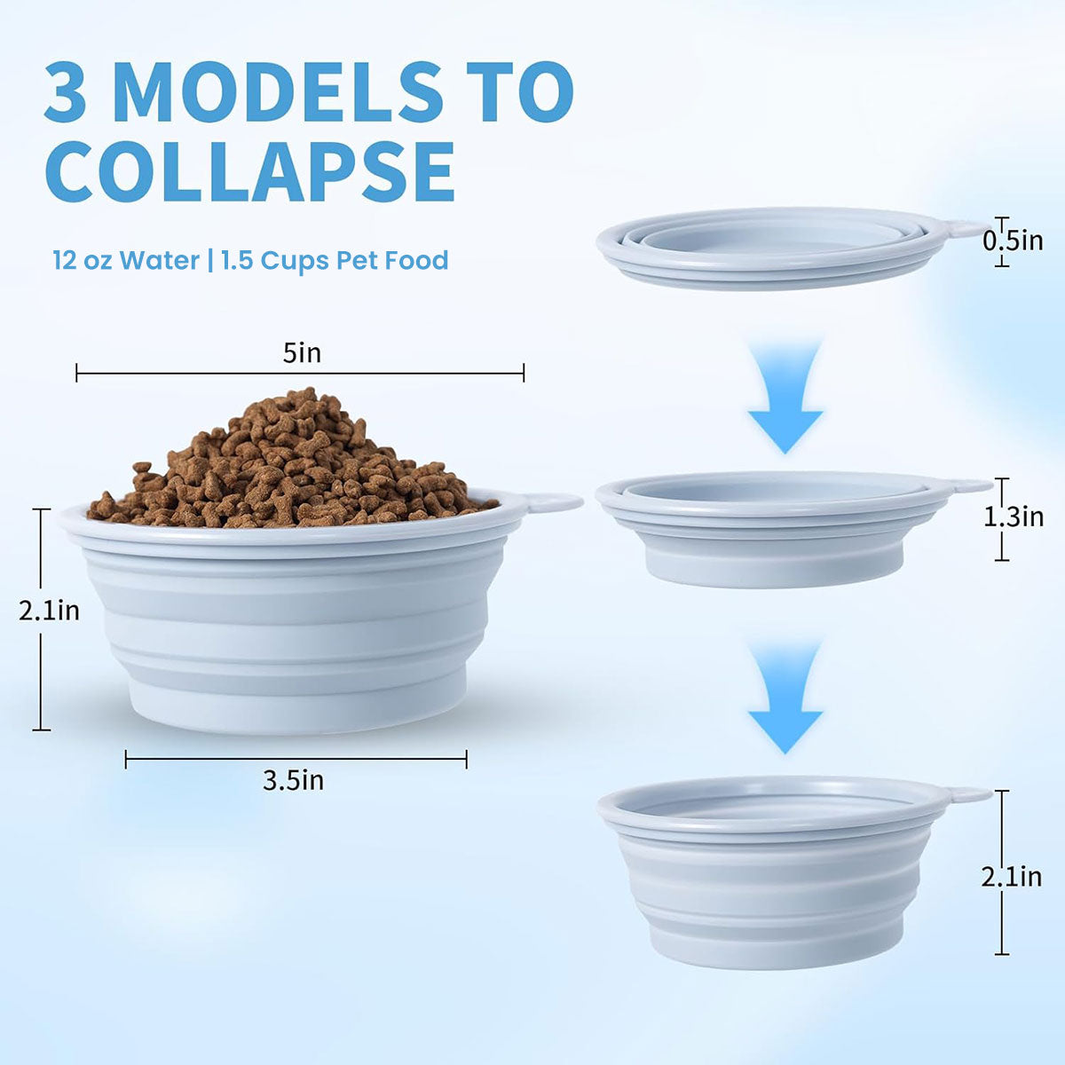 Collapsible Dog Travel Bowls