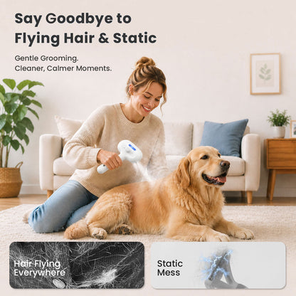 Pet Steam Grooming Brush