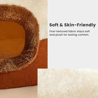 Caramel Cozy Pet Bed