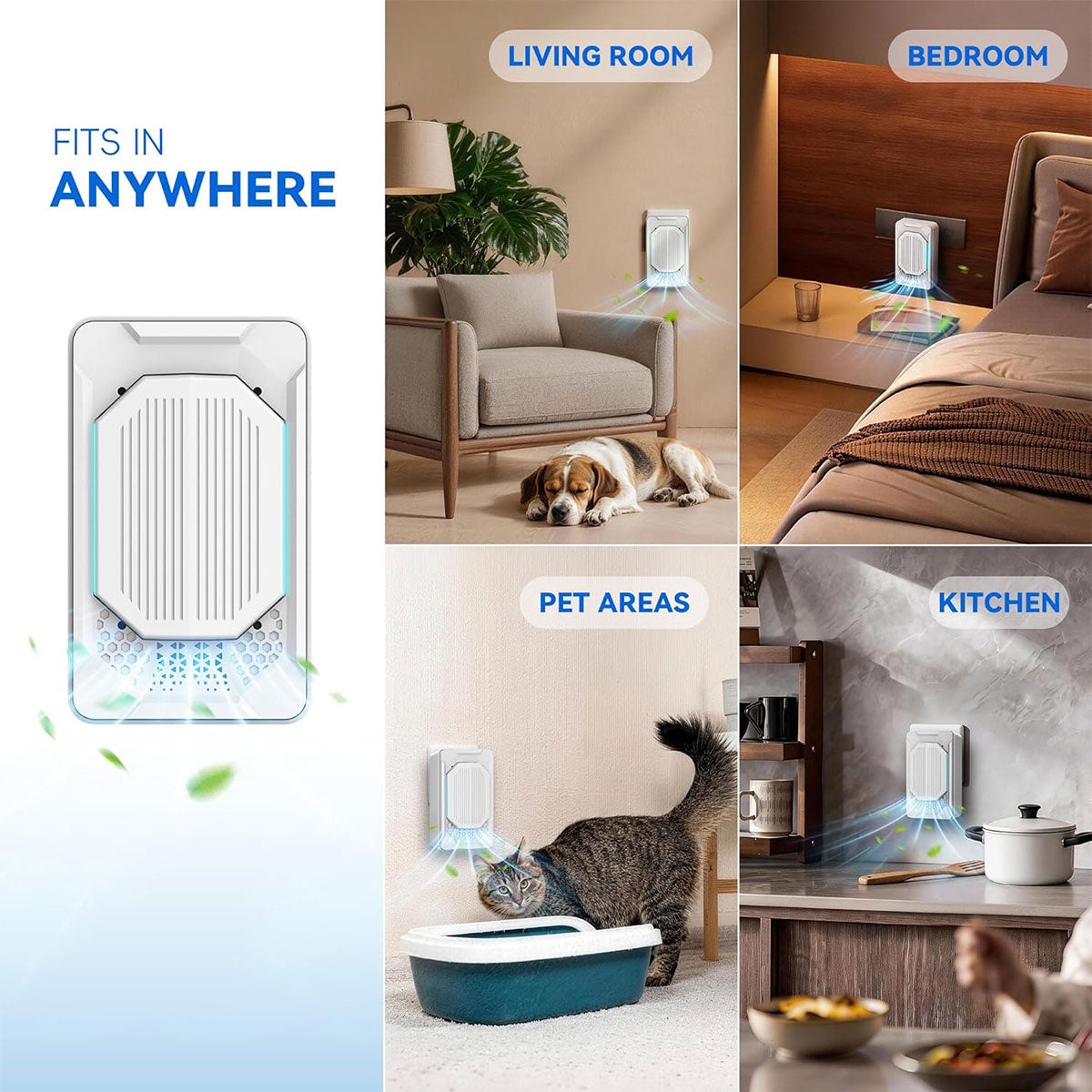 Pet Odor Eliminator Air Purifier (2 Pack)