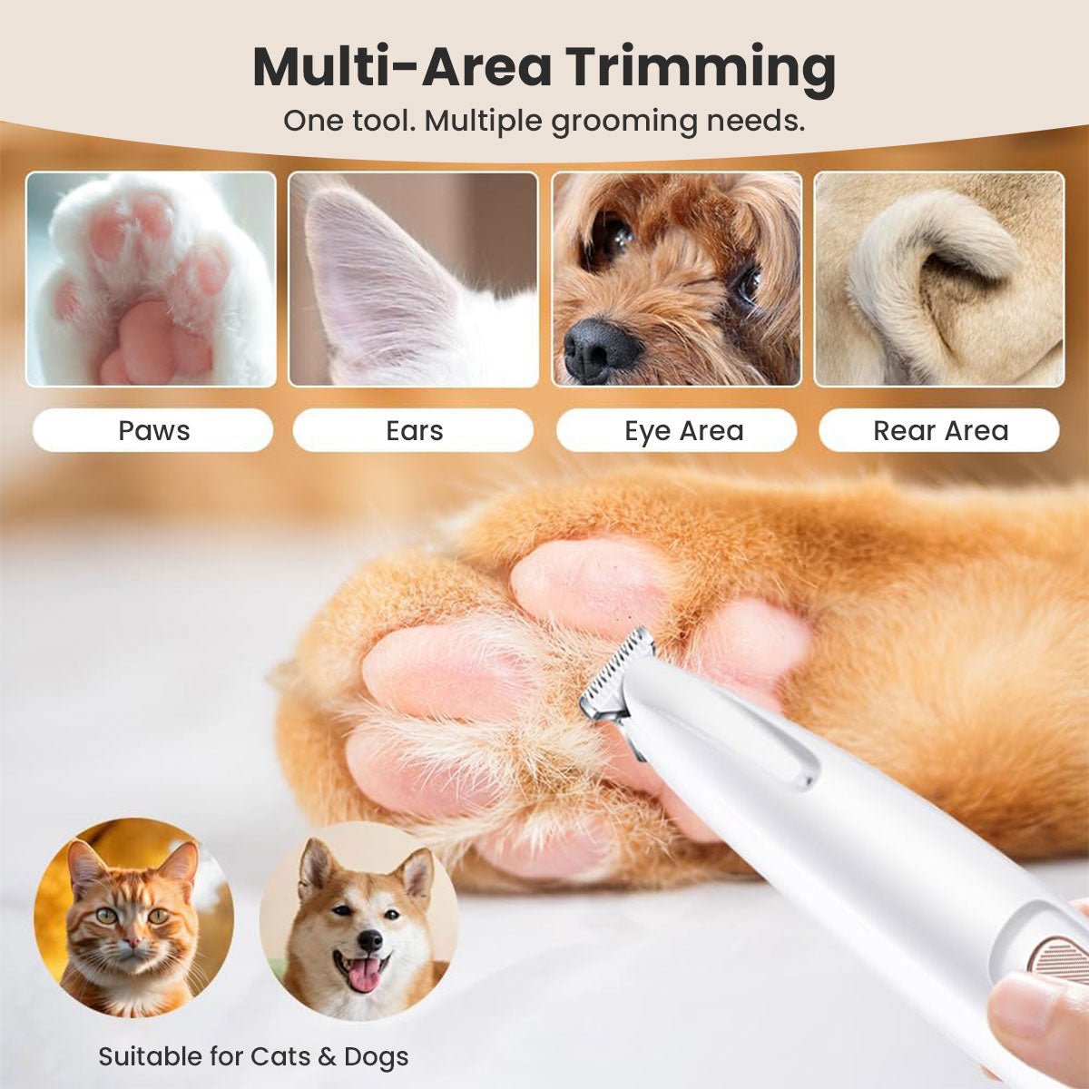 Pet Precision Paw Trimmer