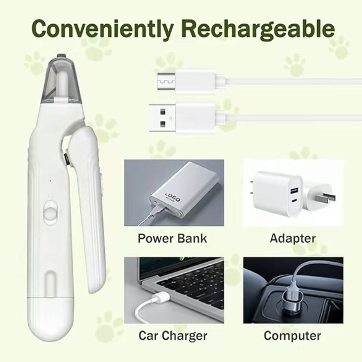 2-in-1 Pet Nail Clipper & Grinder
