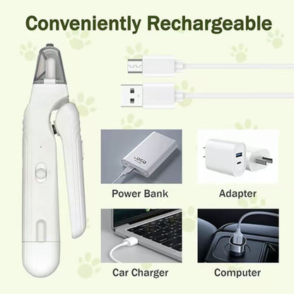 2-in-1 Pet Nail Clipper & Grinder
