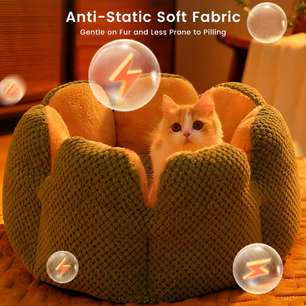 Cactus Petal Cozy Pet Bed
