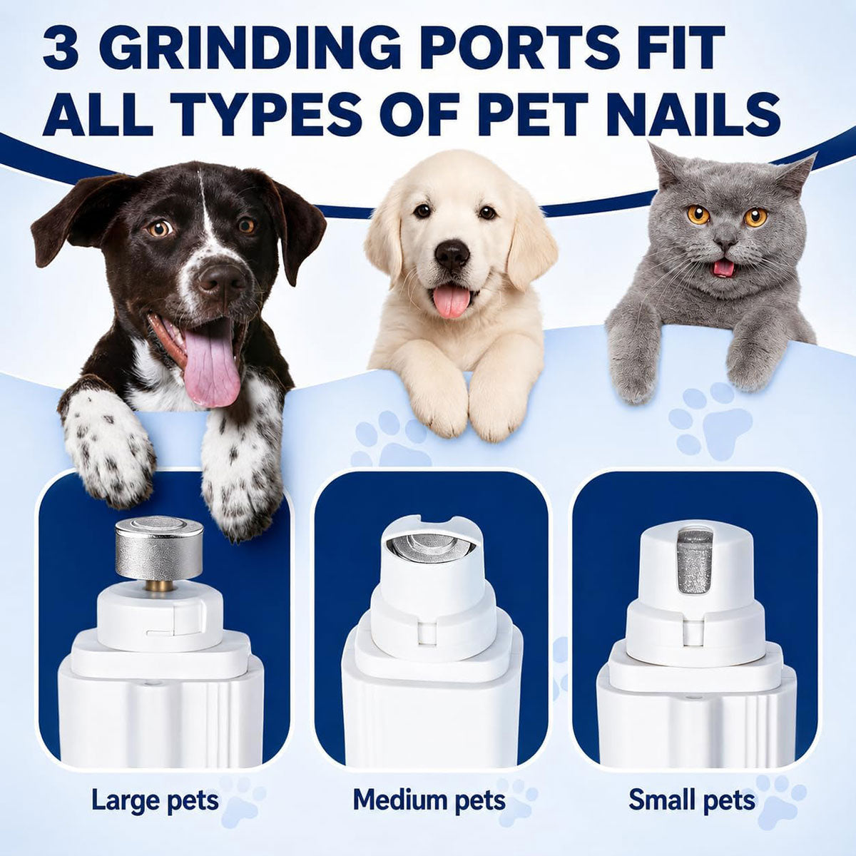 2-in-1 Pet Nail Clipper and Grinder